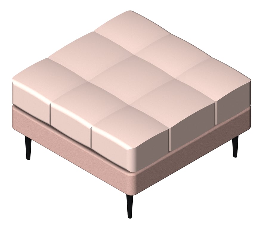 Seat Ottoman Europlan Monsoon Standard