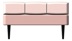 Front Image of Seat Ottoman Europlan Monsoon Standard