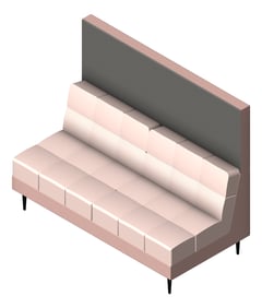 3D Presentation Image of Seat Sofa Europlan Monsoon Double