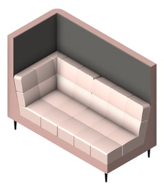 3D Presentation Image of Seat Sofa Europlan Monsoon Double Corner LHS