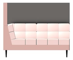 Front Image of Seat Sofa Europlan Monsoon Double Corner LHS