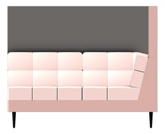 Front Image of Seat Sofa Europlan Monsoon Double Corner RHS