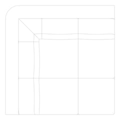 Plan Image of Seat Sofa Europlan Monsoon Single Corner