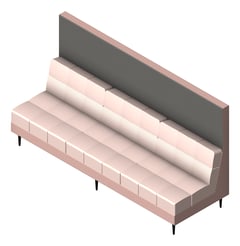 3D Presentation Image of Seat Sofa Europlan Monsoon Triple