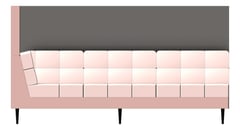 Front Image of Seat Sofa Europlan Monsoon Triple Corner LHS