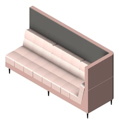 3D Presentation Image of Seat Sofa Europlan Monsoon Triple Corner RHS