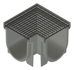 3D Presentation Image of Drain Channel Everhard Professional Corner