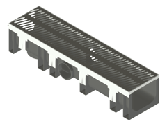 3D Presentation Image of Drain Channel Everhard Professional DuctileIron200