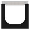 Left Image of Drain Channel Everhard Professional GalvanisedSteel150