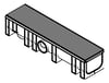 3D Documentation Image of Drain Channel Everhard Professional GalvanisedSteel200