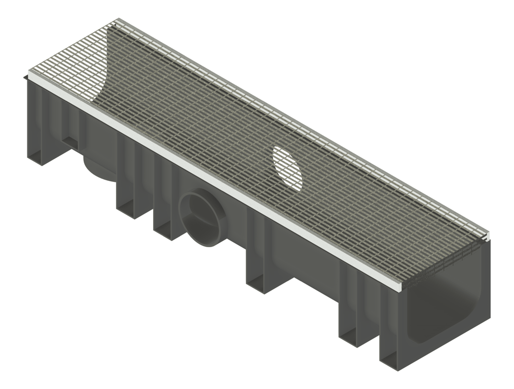 Image of Drain Channel Everhard Professional GalvanisedSteel200