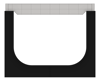 Left Image of Drain Channel Everhard Professional GalvanisedSteel200