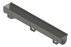 3D Presentation Image of Drain Channel Everhard Professional StainlessSteel100