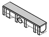 3D Documentation Image of Drain Channel Everhard Professional StainlessSteel150