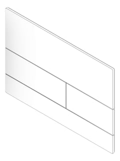 3D Documentation Image of FlushPlate Wall FaucetStrommen TECE Square