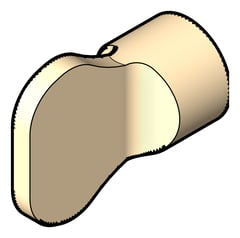 3D Shaded Image of Knob Cabinet FaucetStrommen Figura Key