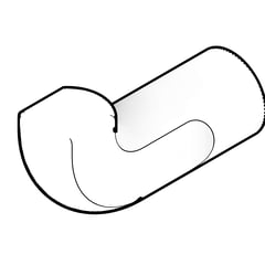 3D Documentation Image of RobeHook SurfaceMount FaucetStrommen Figura