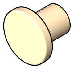 3D Shaded Image of RobeHook SurfaceMount FaucetStrommen Figura Disc