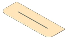 3D Shaded Image of Shelf Shower FaucetStrommen Figura