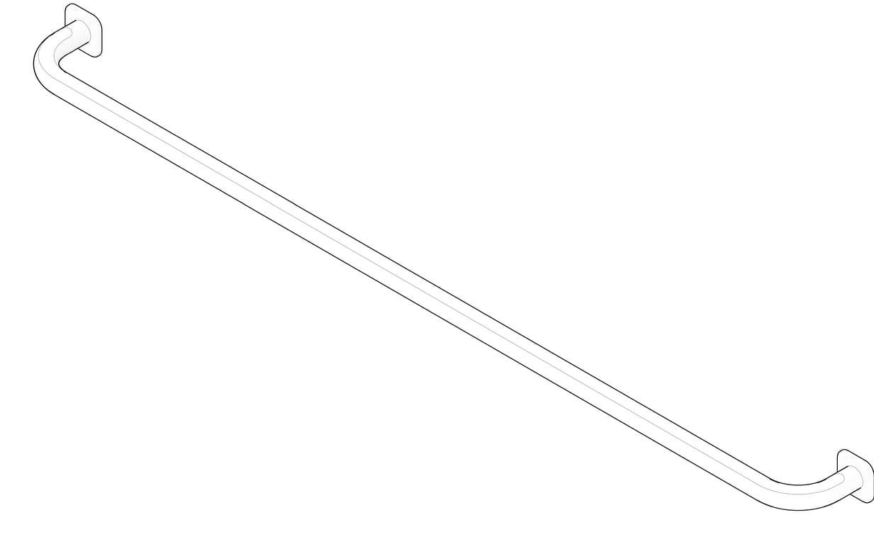 3D Documentation Image of TowelRail Heated FaucetStrommen Figura