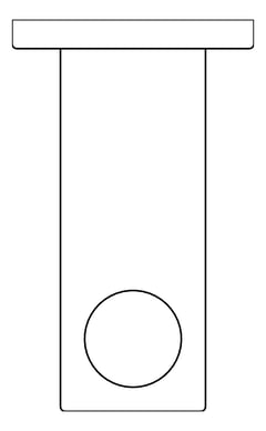 Plan Image of TowelRail Vertical FaucetStrommen Pegasi Heated