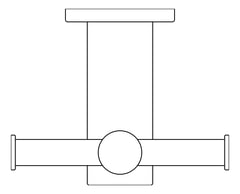 Plan Image of TowelRail Vertical FaucetStrommen Pegasi Heated Tbar