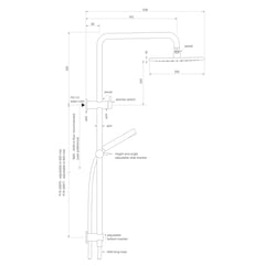FaucetStrommen_PegasiDualShower600900SqaMicro250_Dimensions.jpg Image of Shower Dual FaucetStrommen Pegasi Square Micro 900
