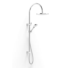 FaucetStrommen_PegasiDualShower600Crv90Rnd250_Render.jpg Image of Shower Dual FaucetStrommen Pegasi Curve 600