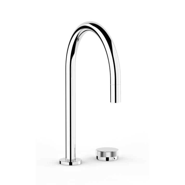 FaucetStrommen_ZeroProgresivKnurlSinkMixerW.PullOutCurve_Render.jpg Image of MixerSet Sink FaucetStrommen ZeroProgresiv Knurl Curve PullOut