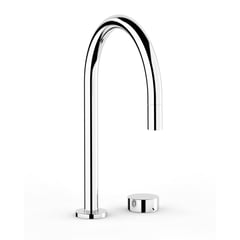 FaucetStrommen_ZeroProgresivSmoothSinkMixerW.PullOutCurve_Render.jpg Image of MixerSet Sink FaucetStrommen ZeroProgresiv Smooth Curve PullOut