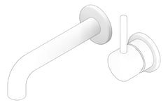 3D Documentation Image of MixerSet Basin FaucetStrommen PegasiM 150