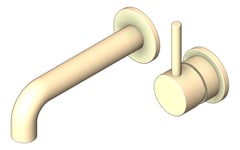 3D Shaded Image of MixerSet Basin FaucetStrommen PegasiM 150