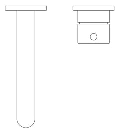 Plan Image of MixerSet Basin FaucetStrommen PegasiM 150