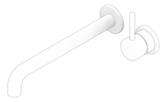 3D Documentation Image of MixerSet Basin FaucetStrommen PegasiM 250