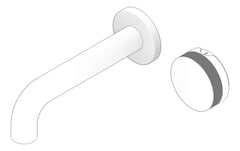 3D Documentation Image of MixerSet Basin FaucetStrommen ZeroProgresiv Fluted 150