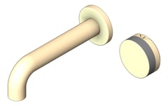 3D Shaded Image of MixerSet Basin FaucetStrommen ZeroProgresiv Fluted 150
