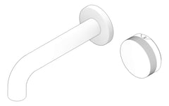 3D Documentation Image of MixerSet Basin FaucetStrommen ZeroProgresiv Knurl Wall 150