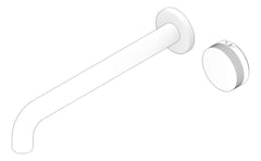 3D Documentation Image of MixerSet Basin FaucetStrommen ZeroProgresiv Knurl Wall 250