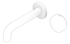 3D Documentation Image of MixerSet Basin FaucetStrommen ZeroProgresiv Smooth Wall 150