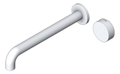 3D Shaded Image of MixerSet Basin FaucetStrommen ZeroProgresiv Smooth Wall 250