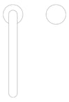Plan Image of MixerSet Sink FaucetStrommen ZeroProgresiv Smooth Curve PullOut