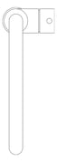 Plan Image of Mixer Sink FaucetStrommen PegasiM Curve PullOut