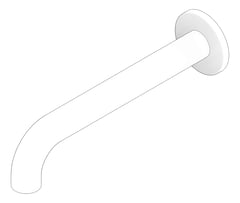 3D Documentation Image of Spout Basin FaucetStrommen Pegasi Wall 200