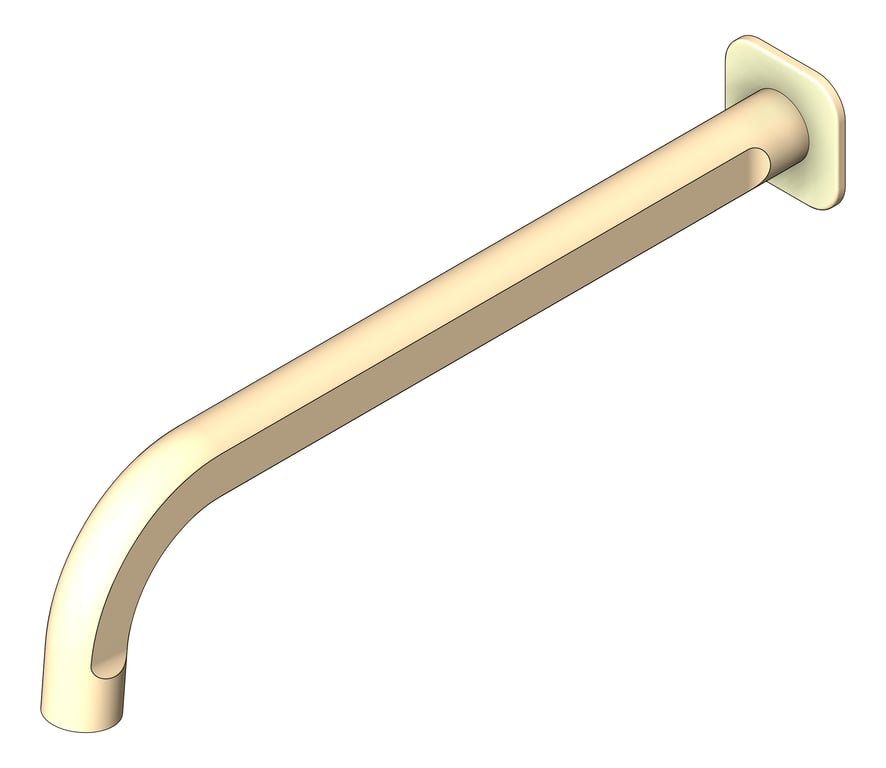 Spout Wall FaucetStrommen Figura Basin 250