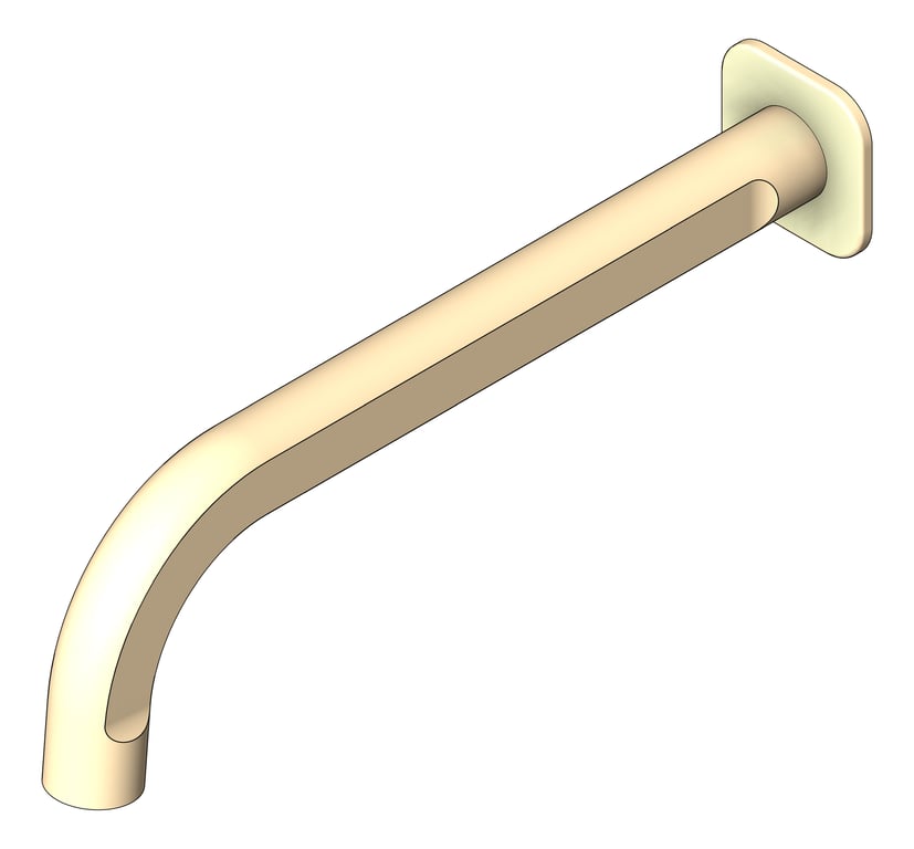Spout Wall FaucetStrommen Figura Bath 200