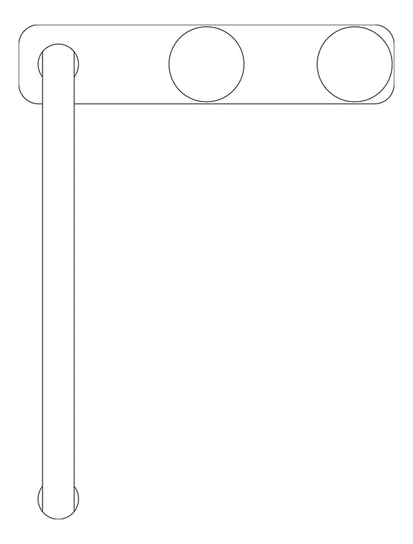 Plan Image of TapSet Basin FaucetStrommen FiguraDisc DeckMount Tall