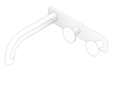3D Documentation Image of TapSet Basin FaucetStrommen FiguraDisc Wall 150