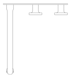 Plan Image of TapSet Basin FaucetStrommen FiguraDisc Wall 200