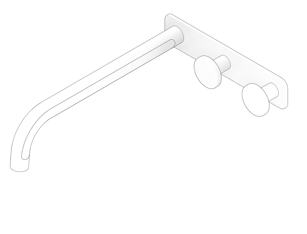 3D Documentation Image of TapSet Basin FaucetStrommen FiguraDisc Wall 250