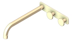 3D Shaded Image of TapSet Basin FaucetStrommen FiguraDisc Wall 250